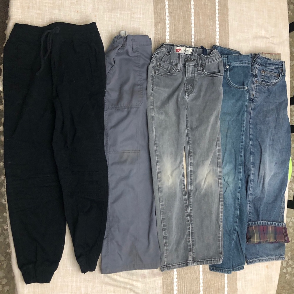 5 pairs of kids size 10 pants